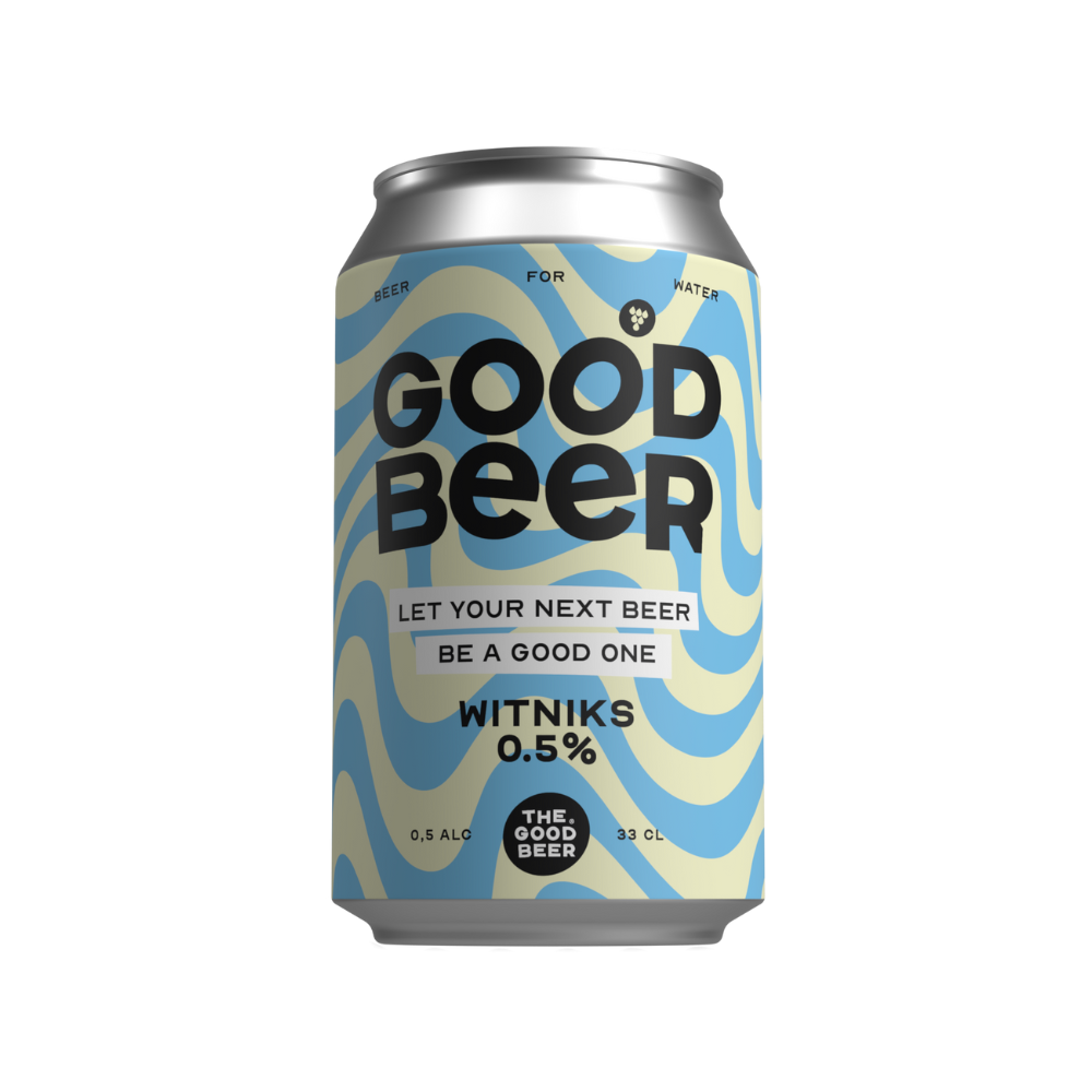 The Good Beer WITNIKS 0,5% - 12 blikken